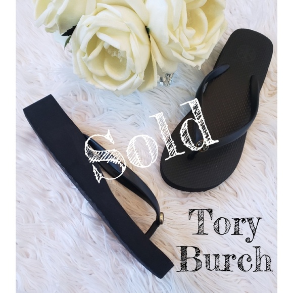 Tory Burch Shoes - Tory Burch Wedge Flip Flop